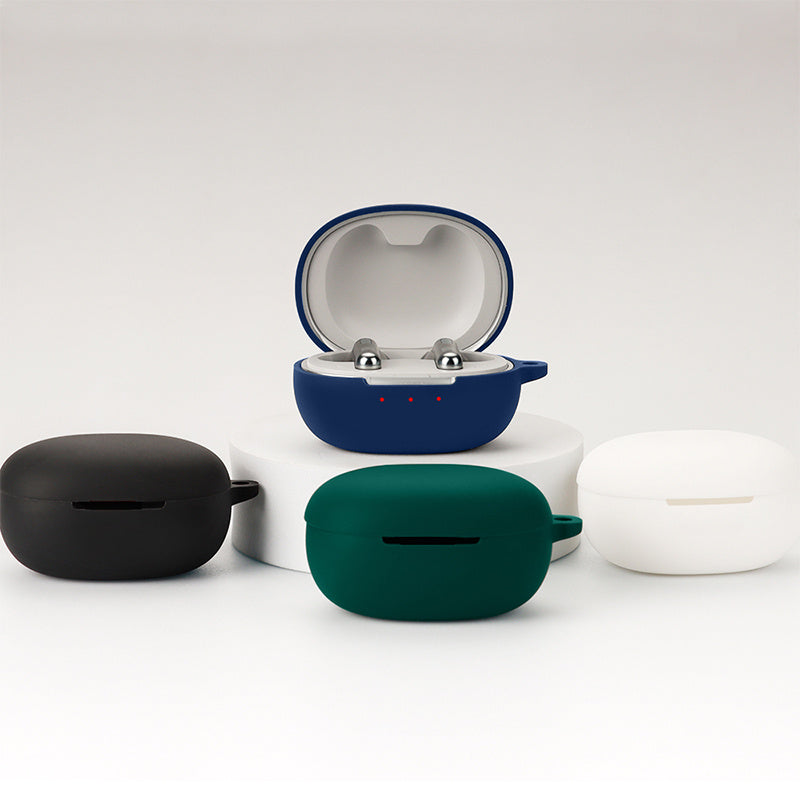 For JBL T280TWS NC2 Wireless Bluetooth Earphones Soft Silicone Cover Anti-drop Case with Anti-lost Buckle For JBL T280TWS NC2 Wireless Bluetooth Earphones Soft Silicone Cover Anti-drop Case with Anti-lost Buckle